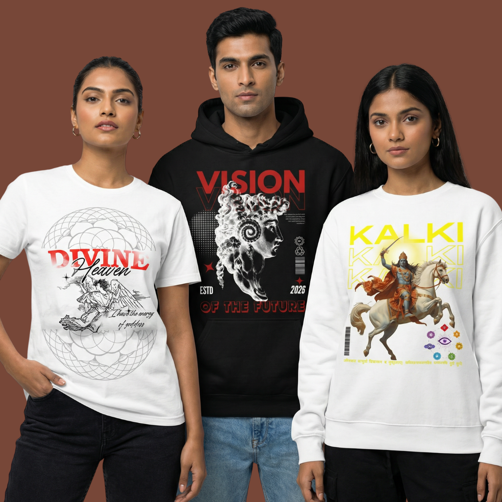 Versatile unisex streetwear t-shirt, styled for a modern shared wardrobe.