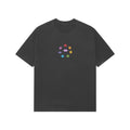 Unisex Kalki avatar premium oversized tee black Hindu mythology chakra design Western Collar